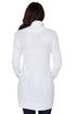 Cowl Neck Cable Knit Sweater Dress